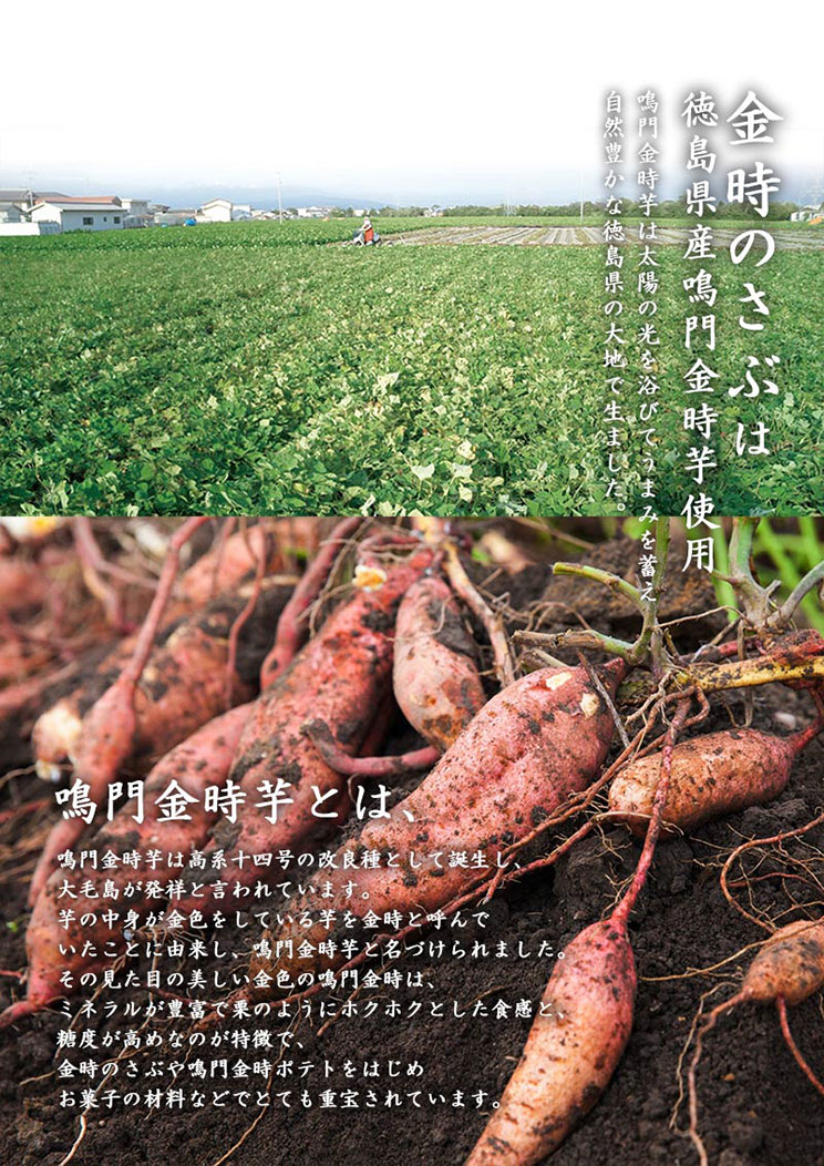 ザクザクの鳴門金時お芋さぶれ